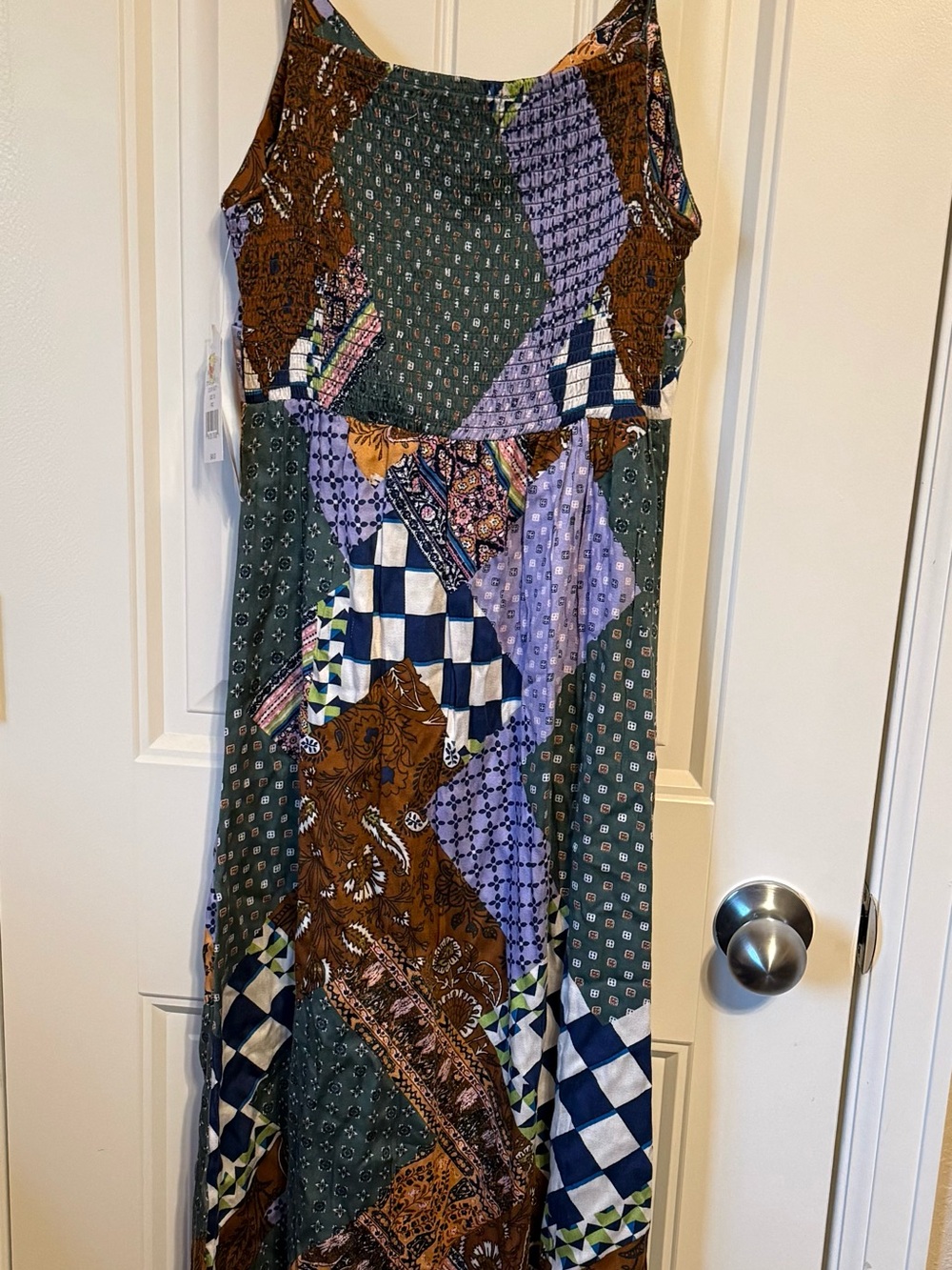 Rewind Patchwork Pattern Dress - Picture 7 of 7